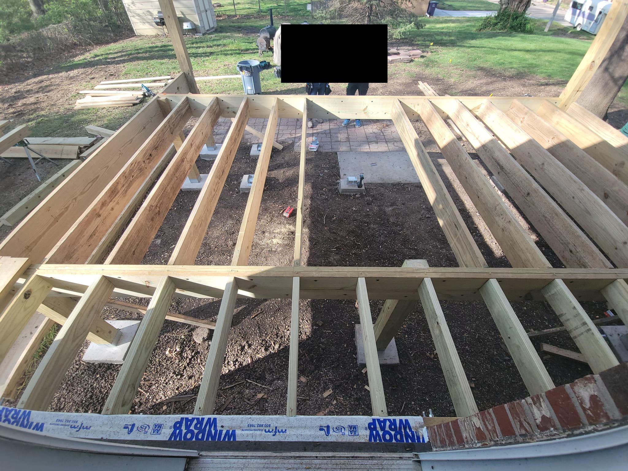 teardown and rebuild a small deck