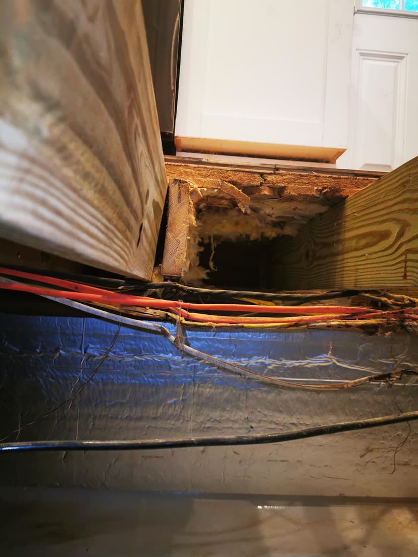 repair a crawlspace with water damage