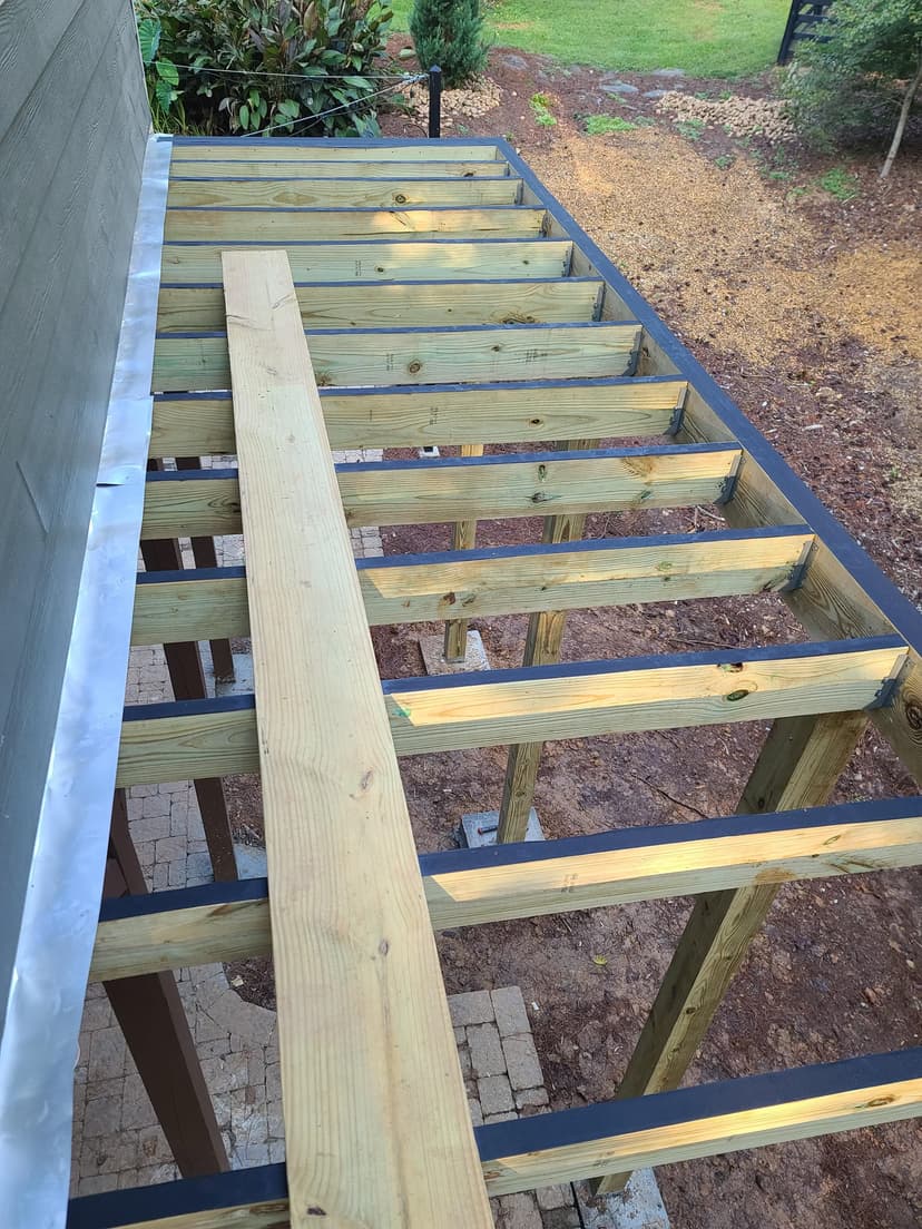 build a 6x19 balcony/deck