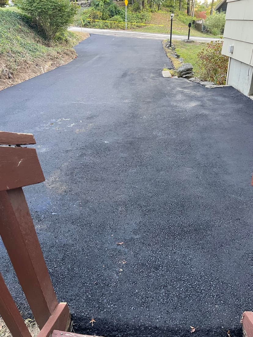 resurface and widen a driveway