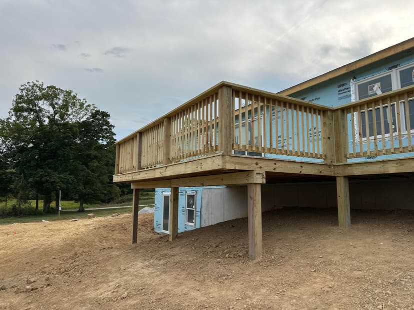 build a deck and staircase