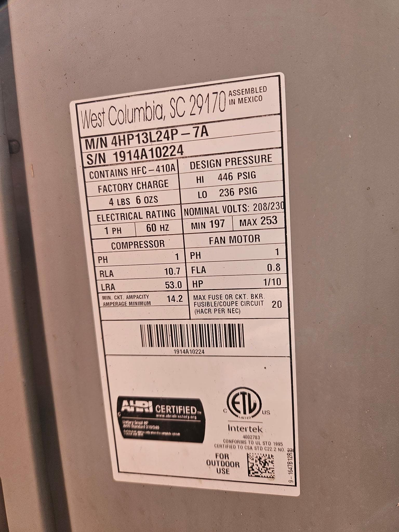 replace whole hvac system (inside and outside units)