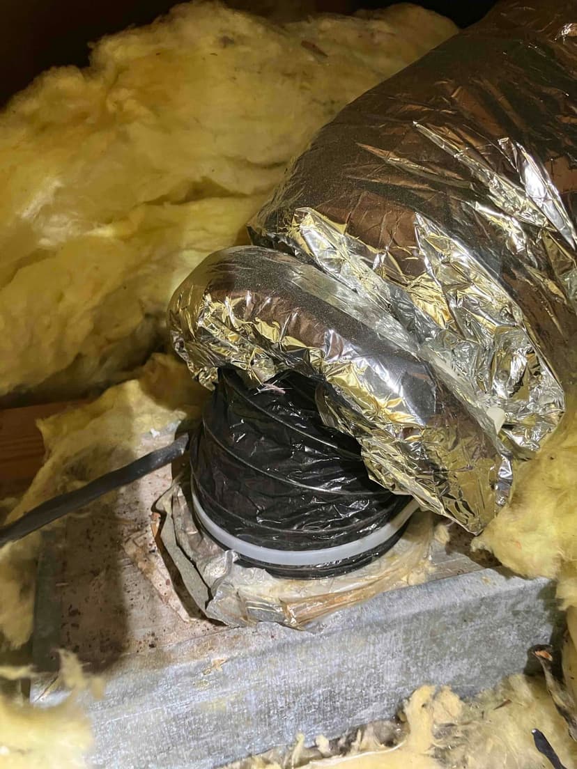 seal ductwork to address condensation and air leakage