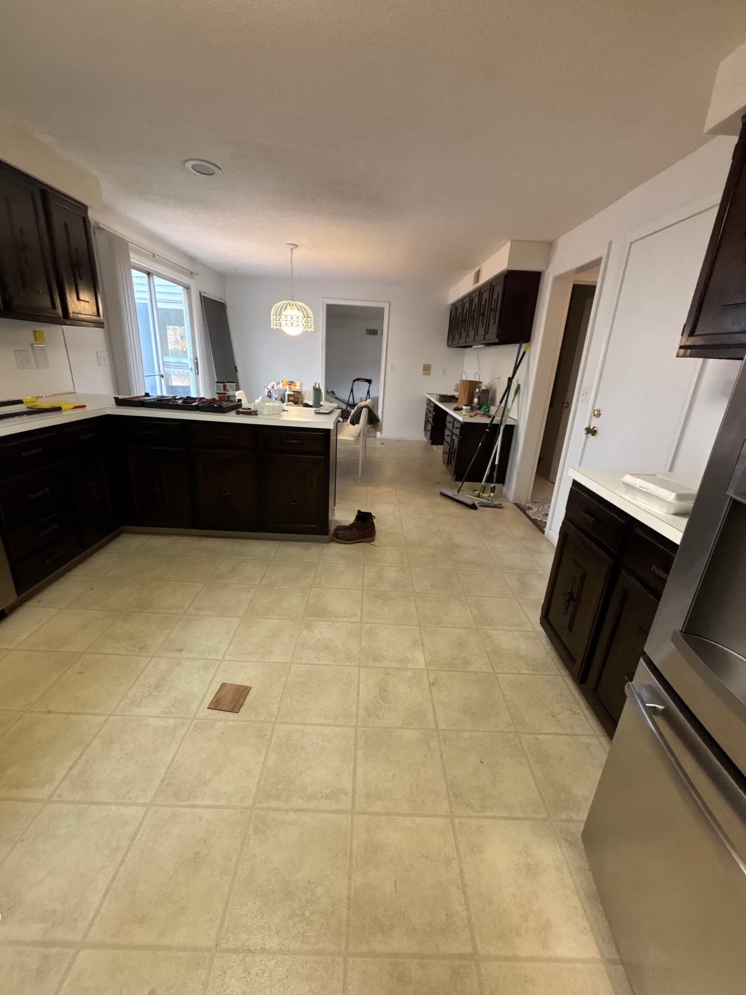 renovate kitchen with existing cabinets