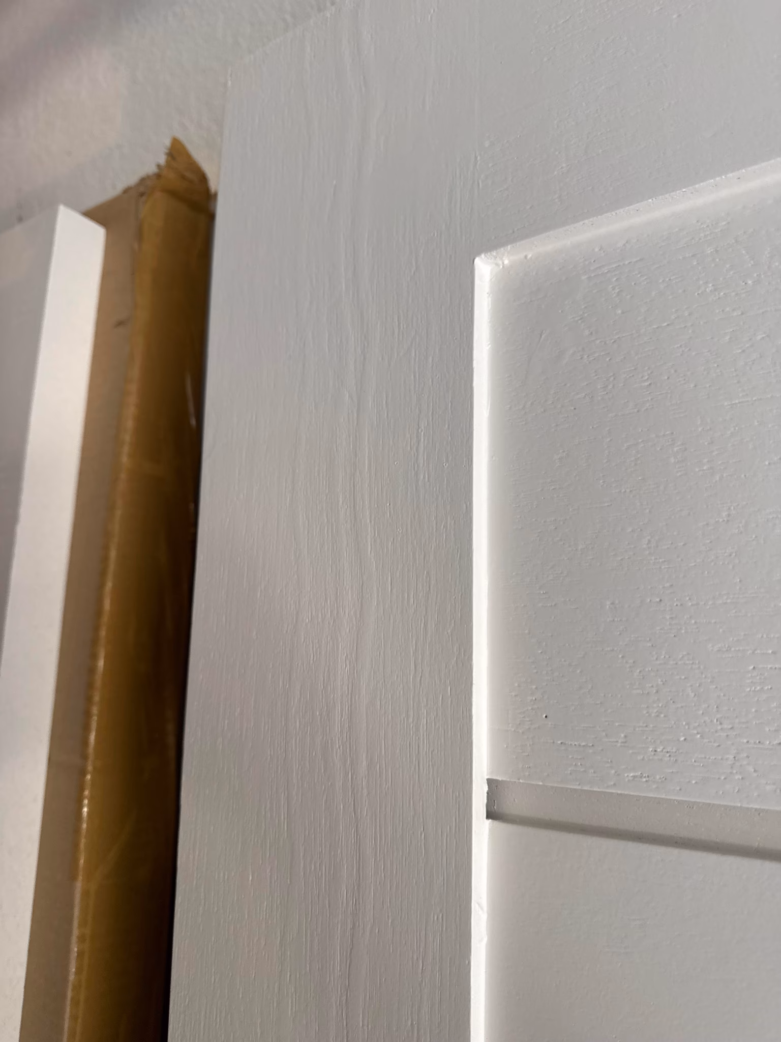 sand, prime, and paint doors