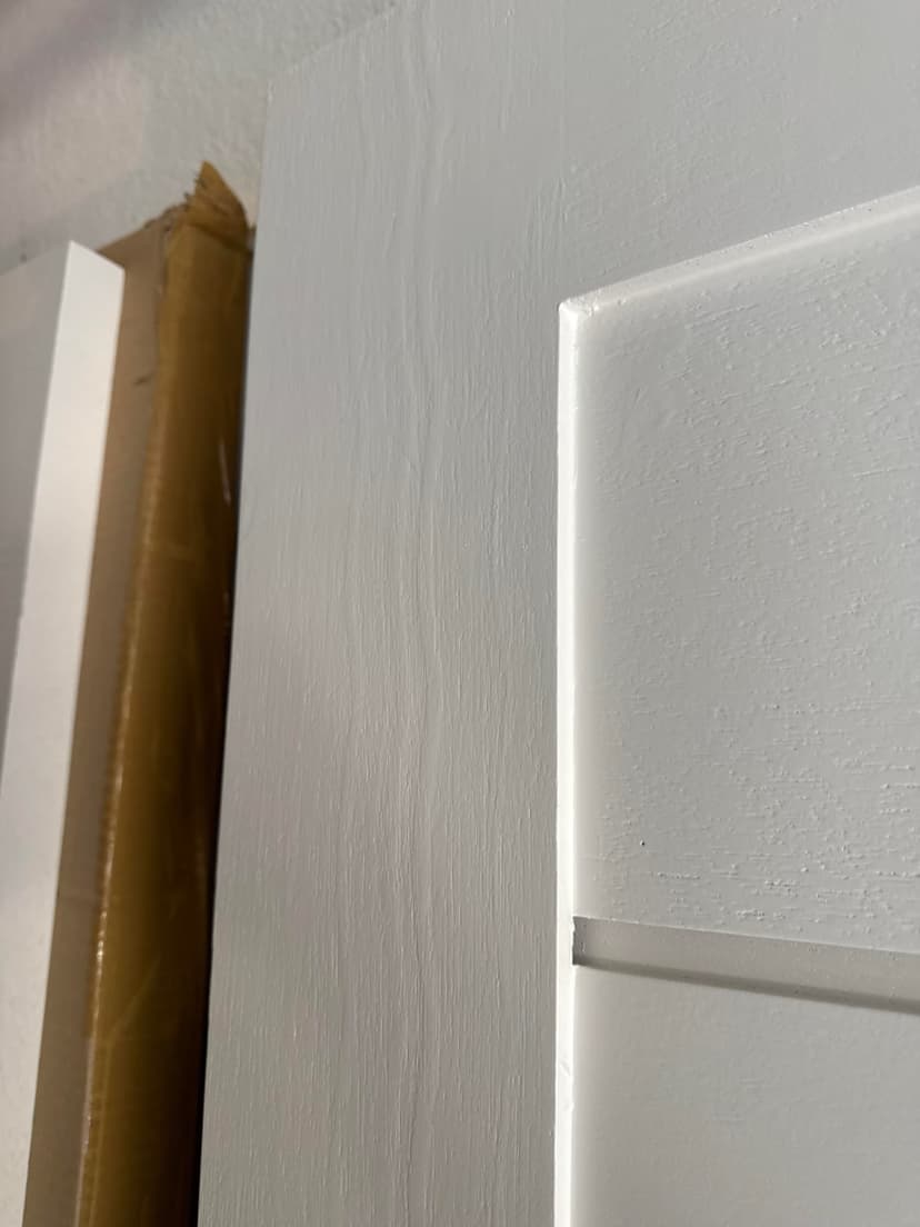 sand, prime, and paint doors