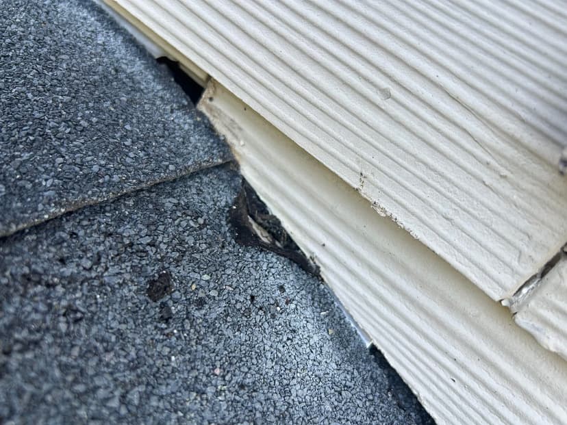 repair damaged roof flashing