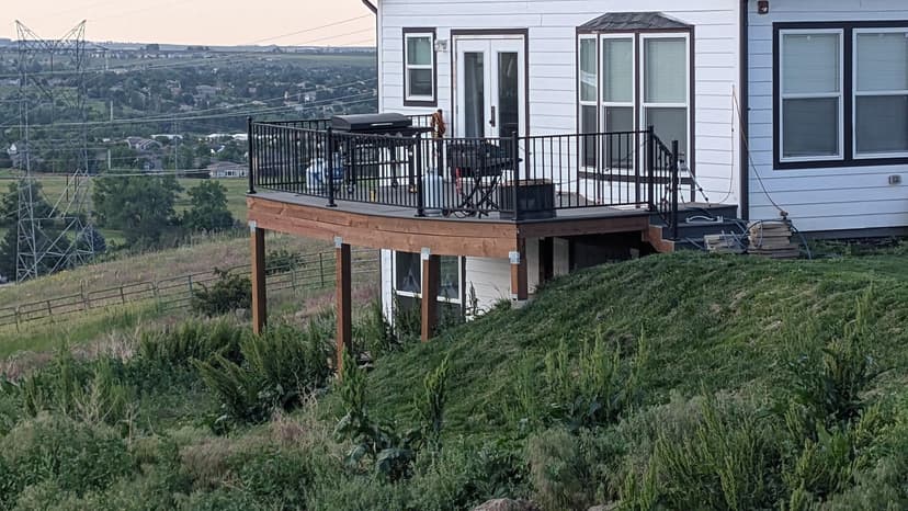 rebuild a collapsed deck