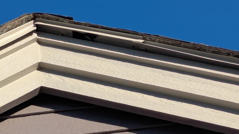 reinstall flashing on two roof tables