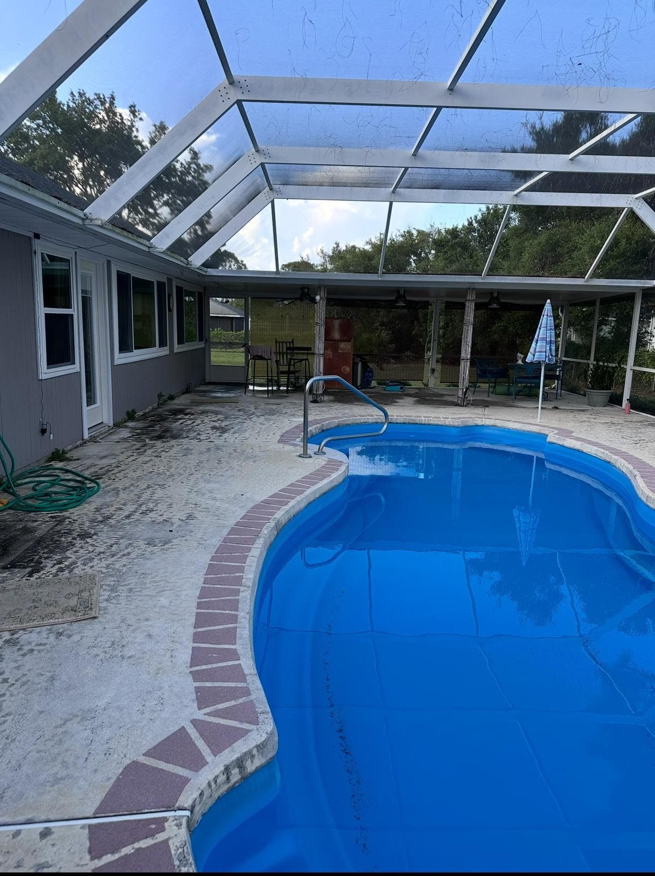 resurface a deck with Elite Crete epoxy flake