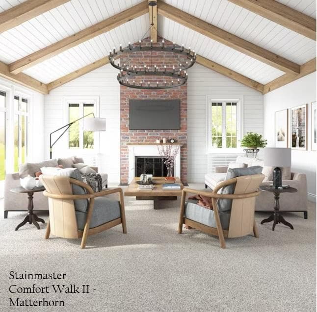 install Trendy Threads Plus II carpet with upgraded padding