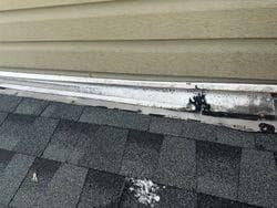 repair a roof leak, including plywood and shingle replacement