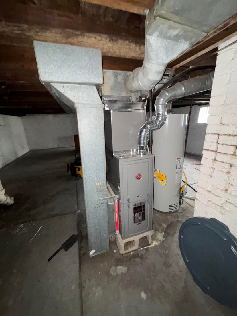 replace existing ductwork with flex
