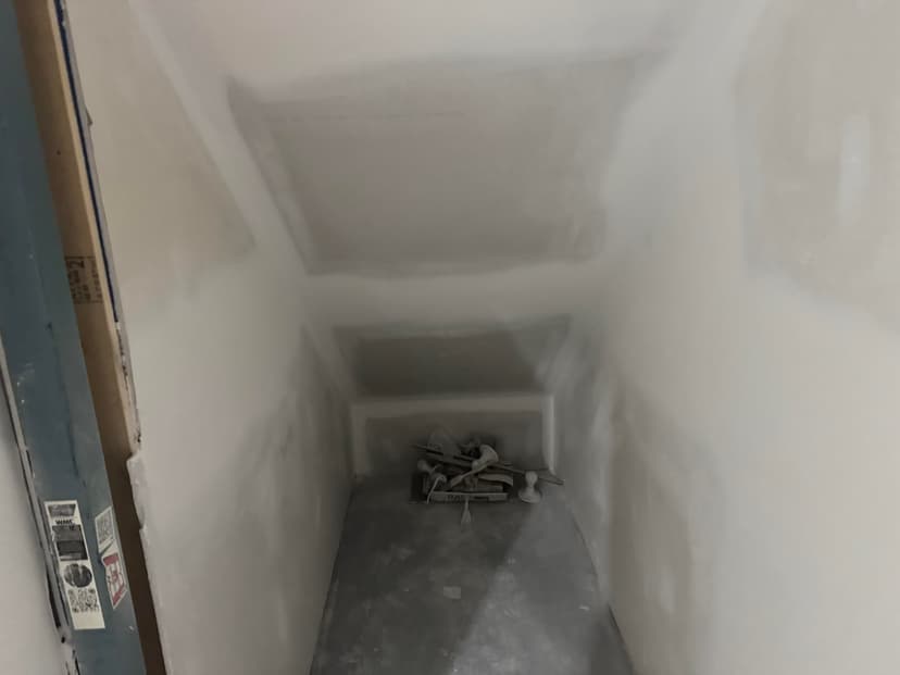 board and finish drywall in basement