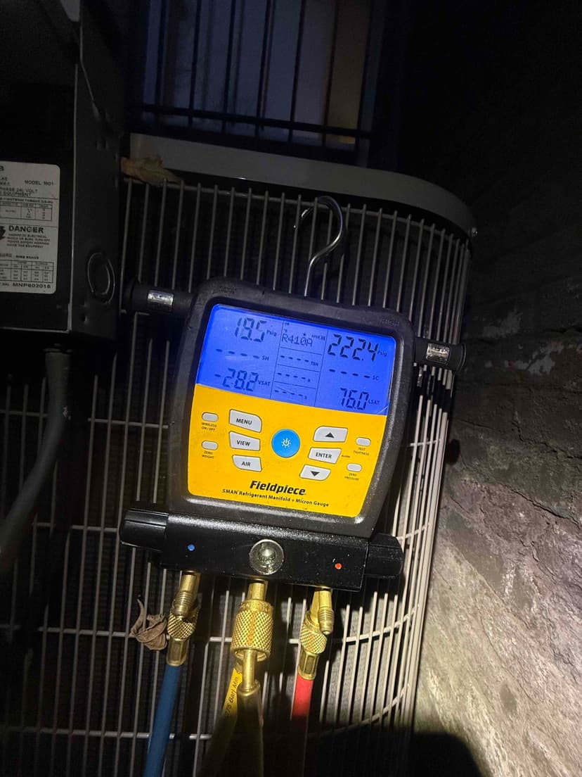 perform an open system repair on a Bryant heat pump