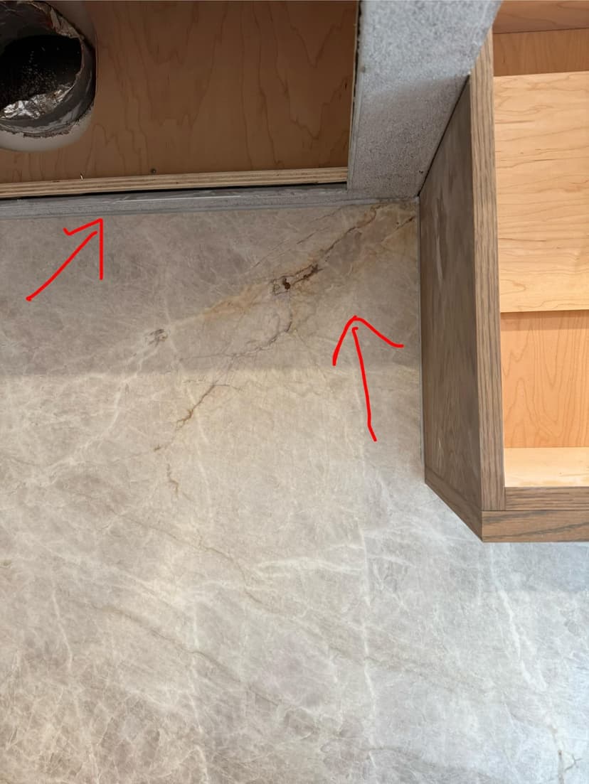 install Taj quartzite counters