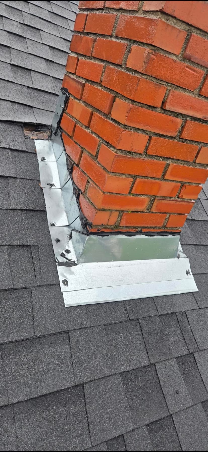 replace the entire roof and remove chimney