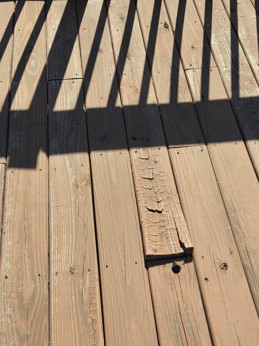 re-deck a 750 sqft deck with cedar