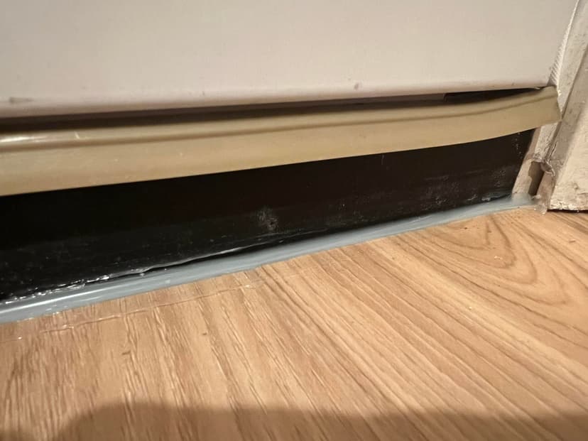 install floating LVP flooring