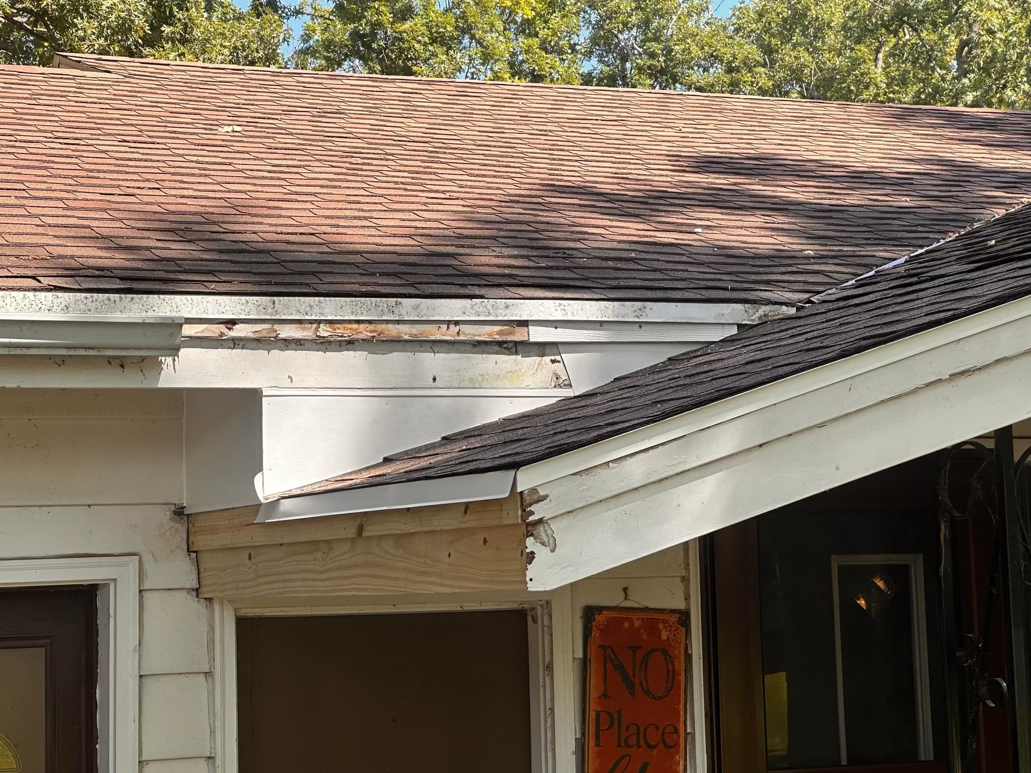 repair a roof valley and associated decking