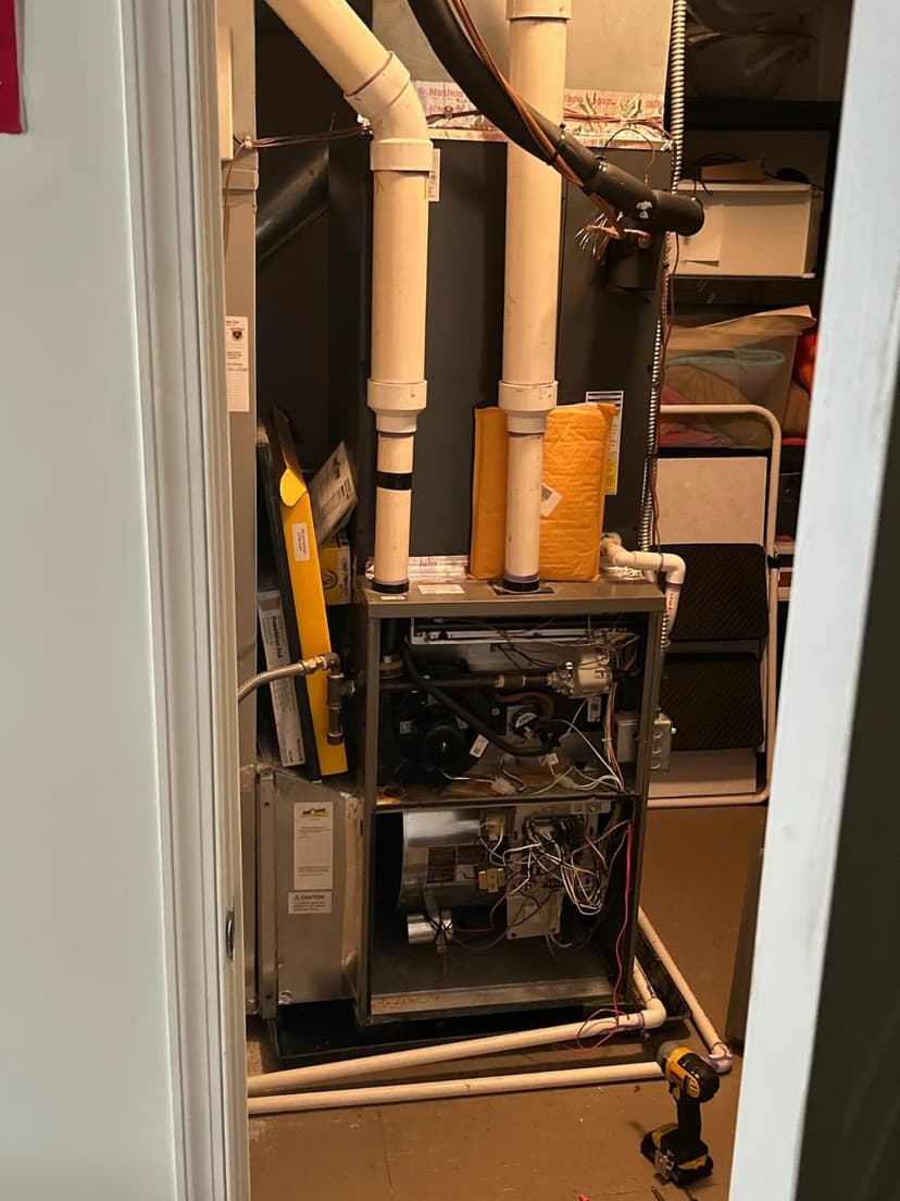 repair a frozen AC unit and replace damaged components