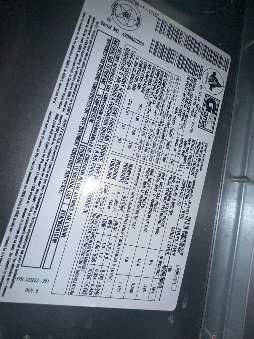 replace a Carrier motor