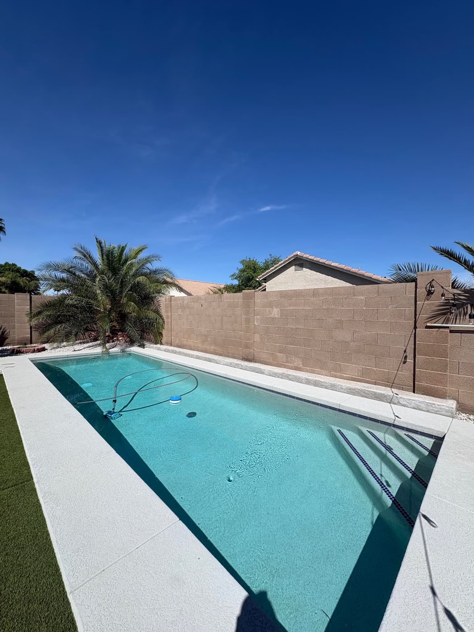 drain, acid wash, and seal the pool