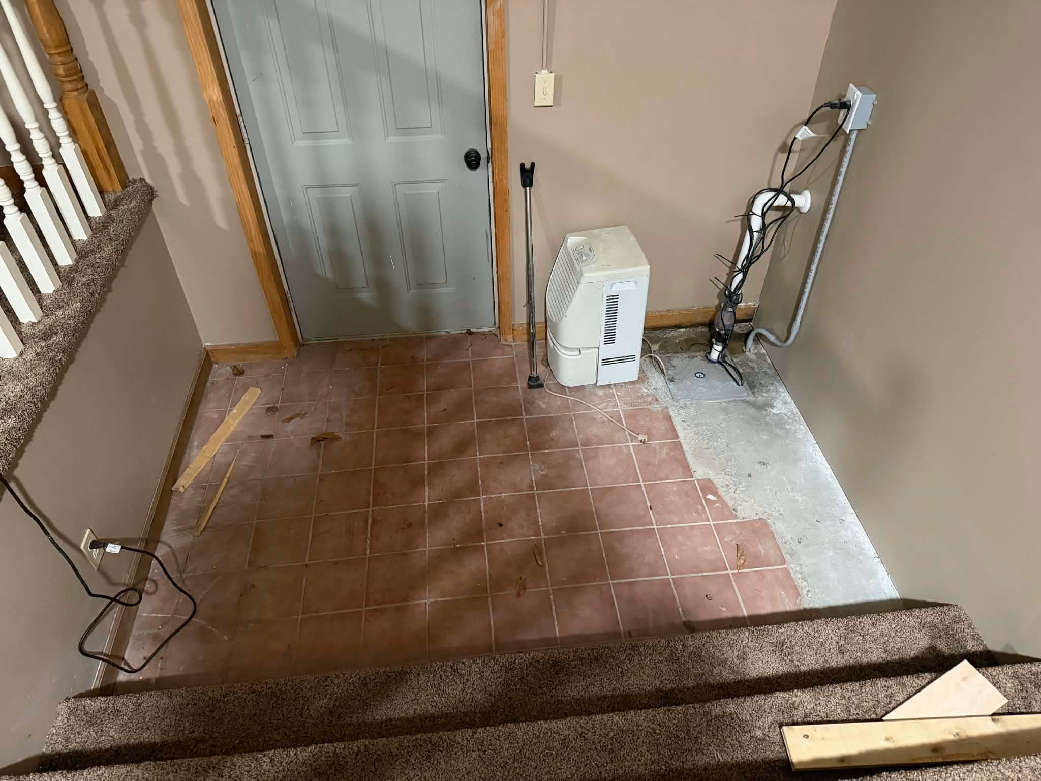 waterproof my basement including sump pumps and drain tile