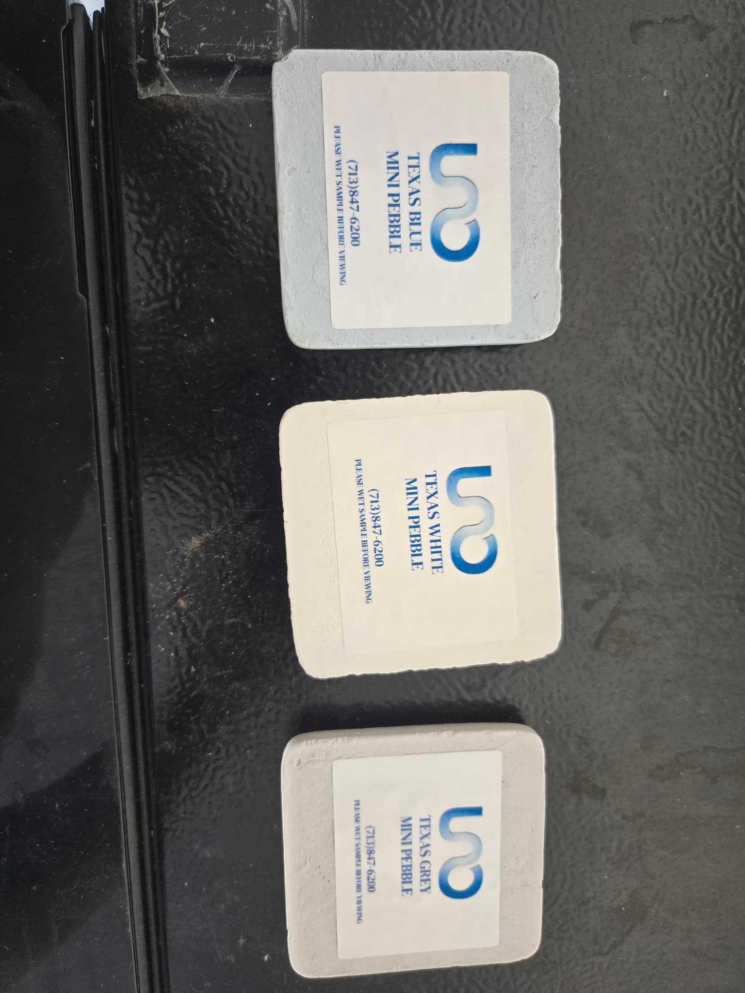 change pool plaster color to Texas Grey