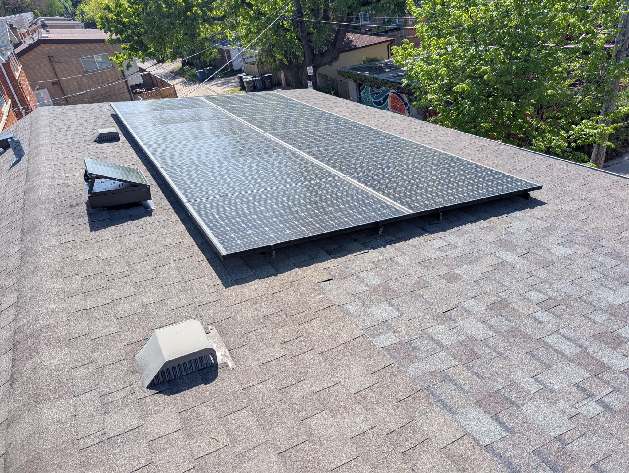 detach and reinstall solar panels for roof repair