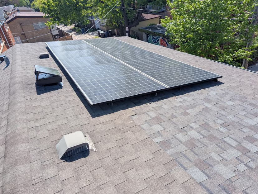 detach and reinstall solar panels for roof repair