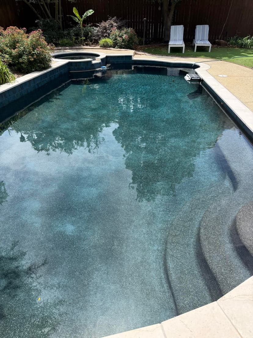 remodel a pool with stonescapes minipebbles