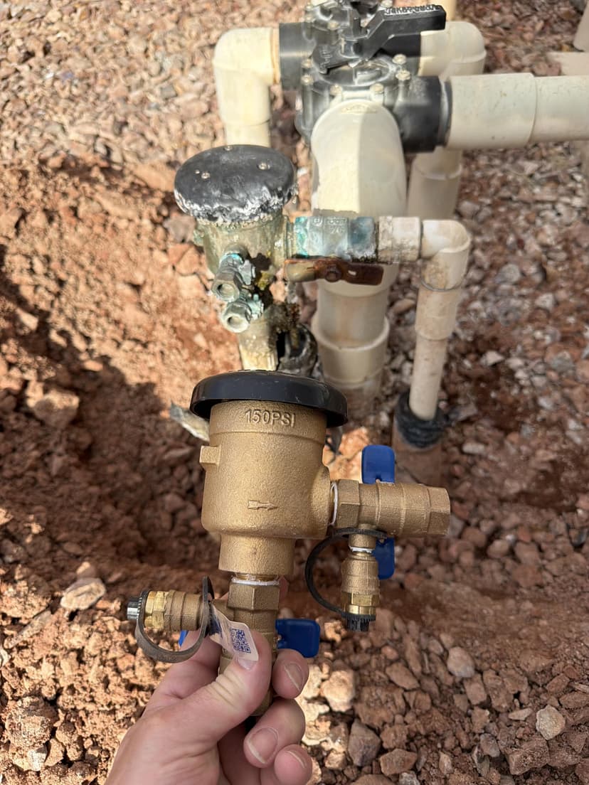 replace a pool vacuum valve