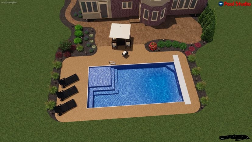 remove existing stamped concrete patio