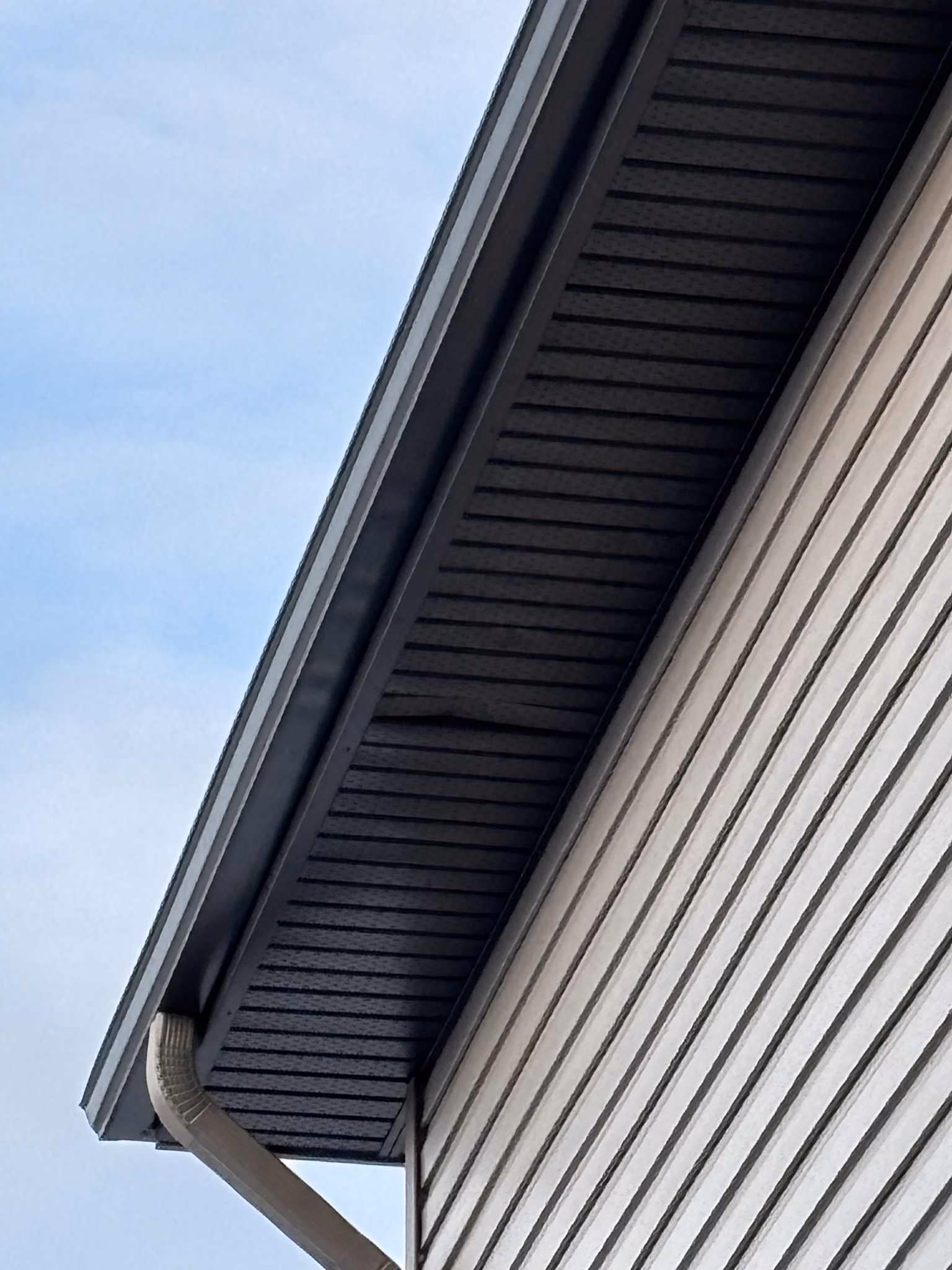 repair a bent soffit