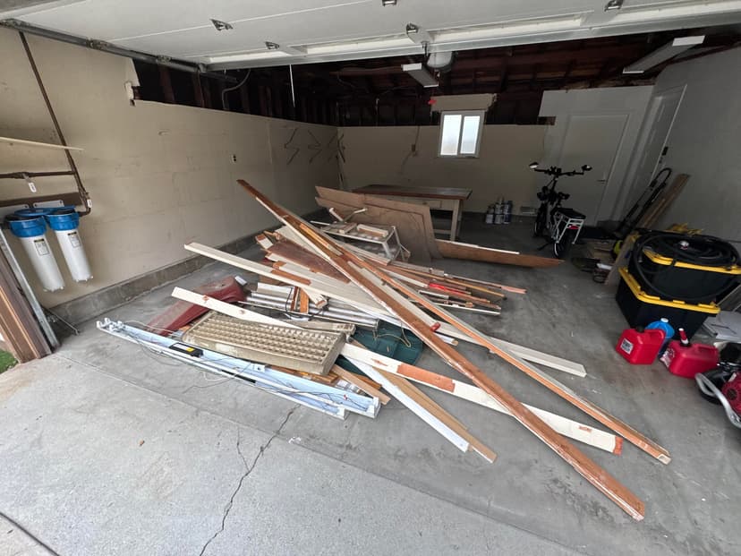 hang drywall and paint garage walls and ceiling