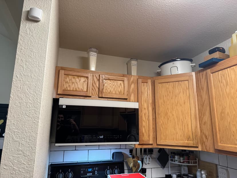 paint small residential kitchen cabinets