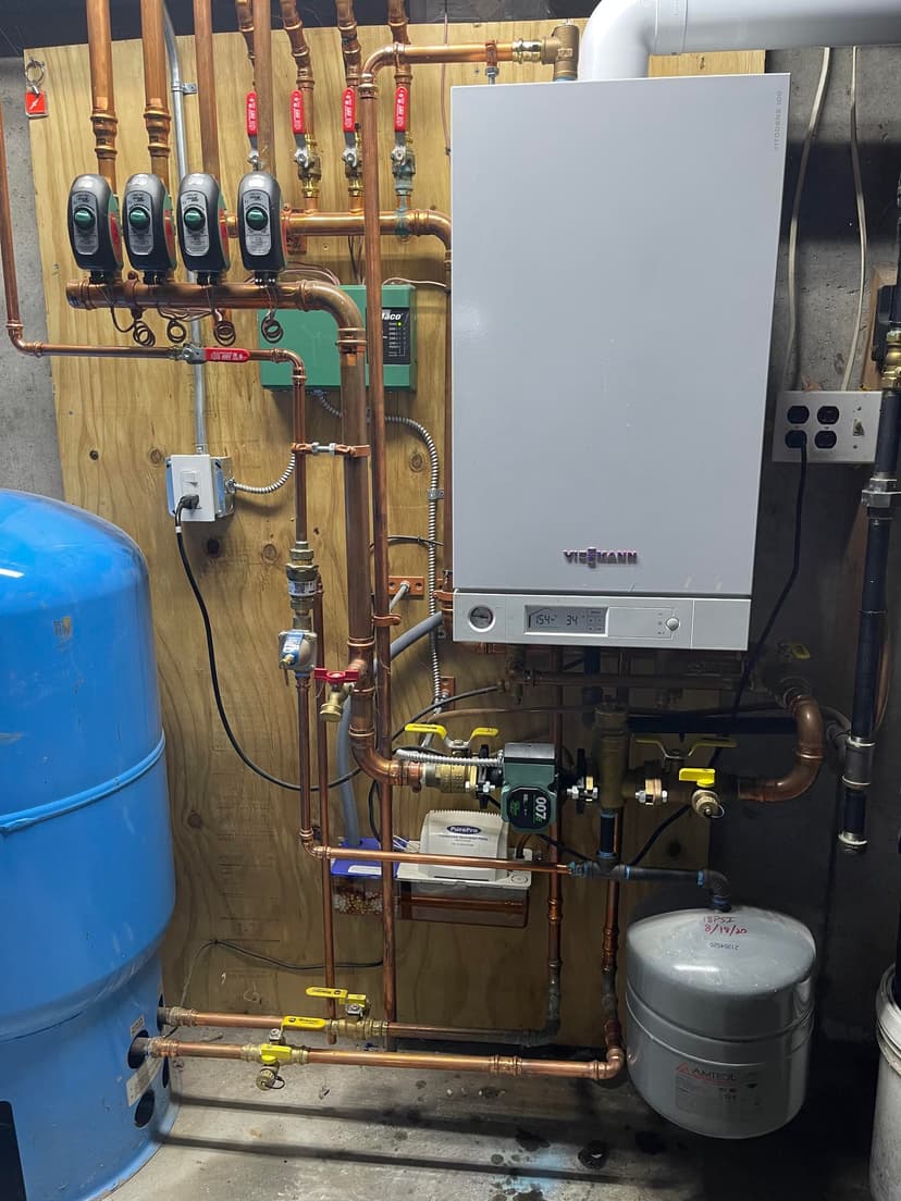 replace valve control switch and connected pipe