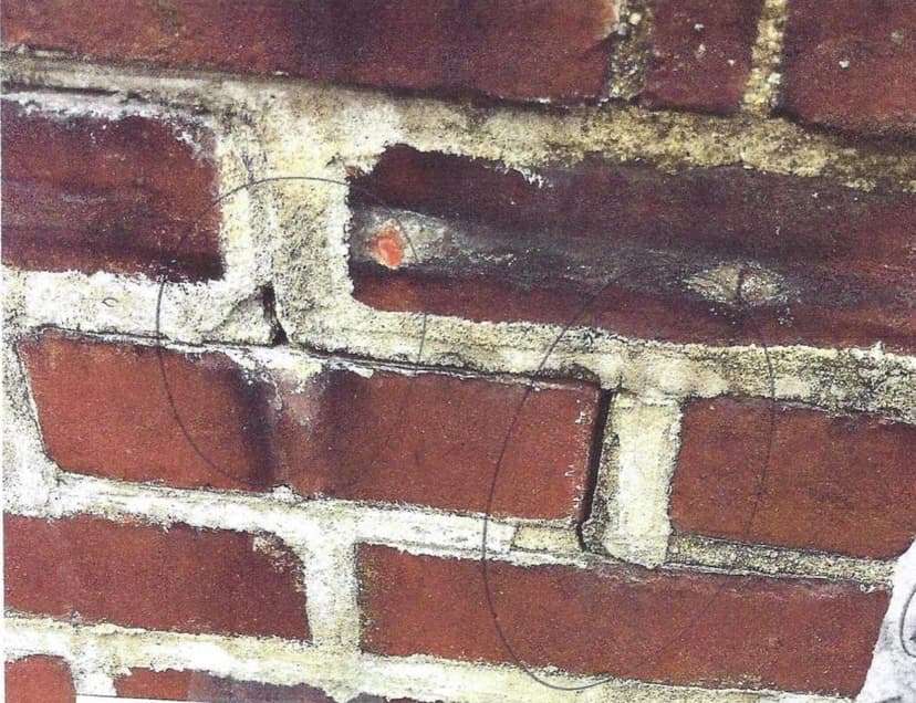 repair chimney crown, mortar, and flashing