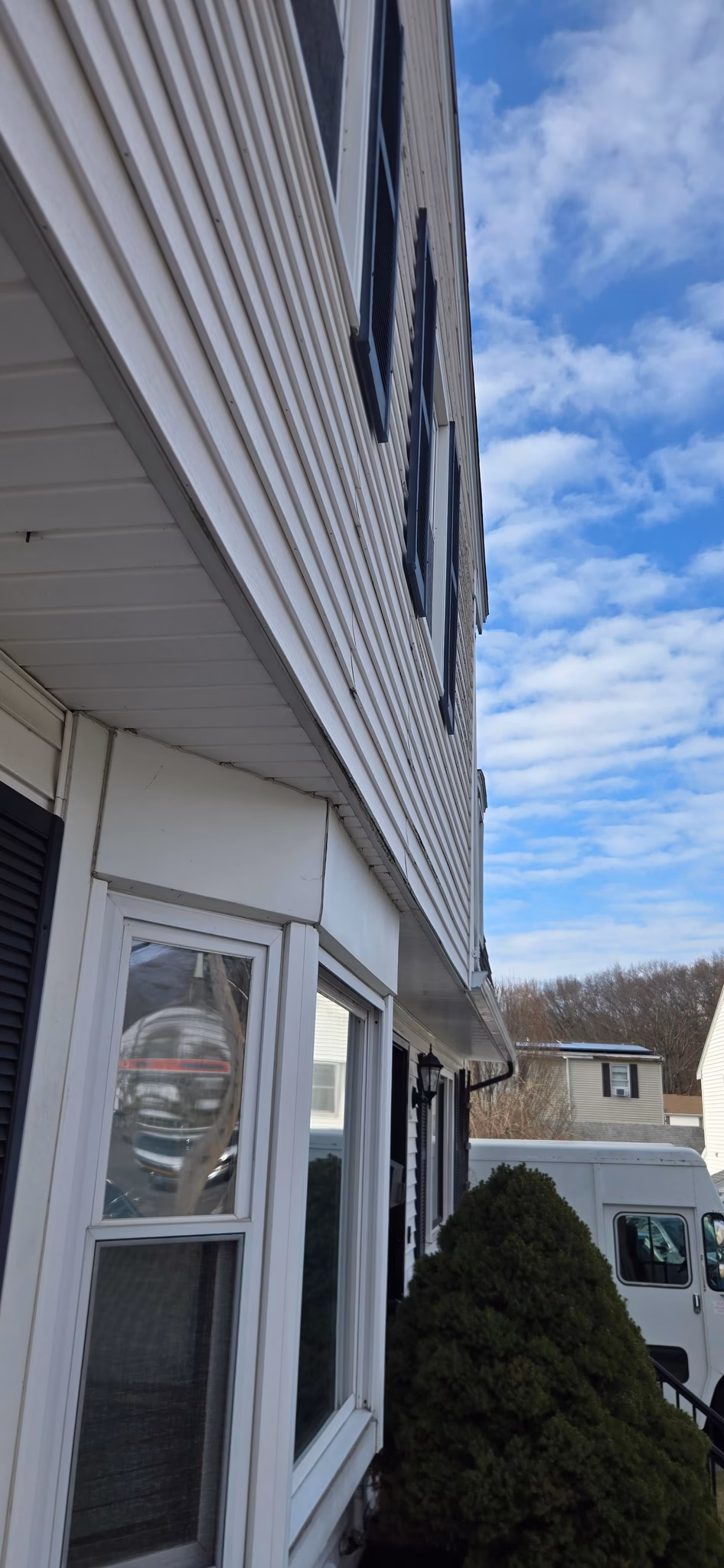 spray foam second floor cantilever