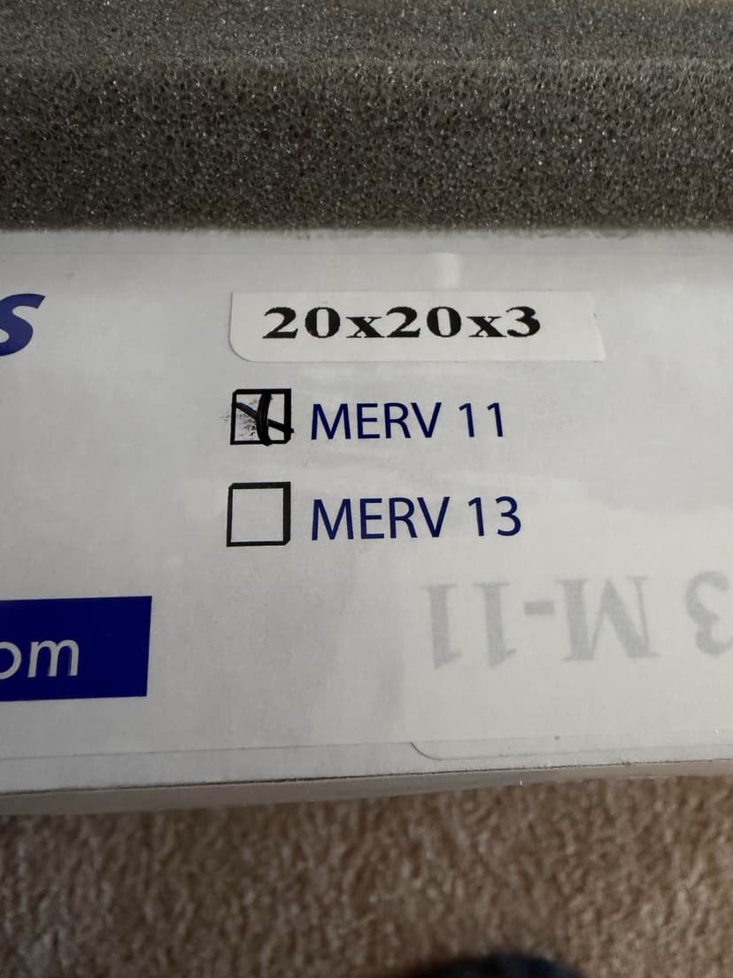 change 5 air filters