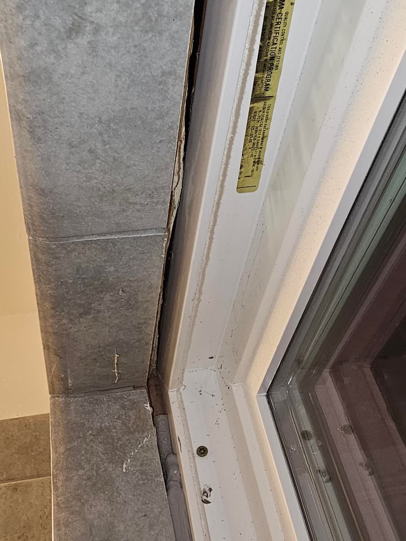 install 6 windows and a sliding door (labor only)