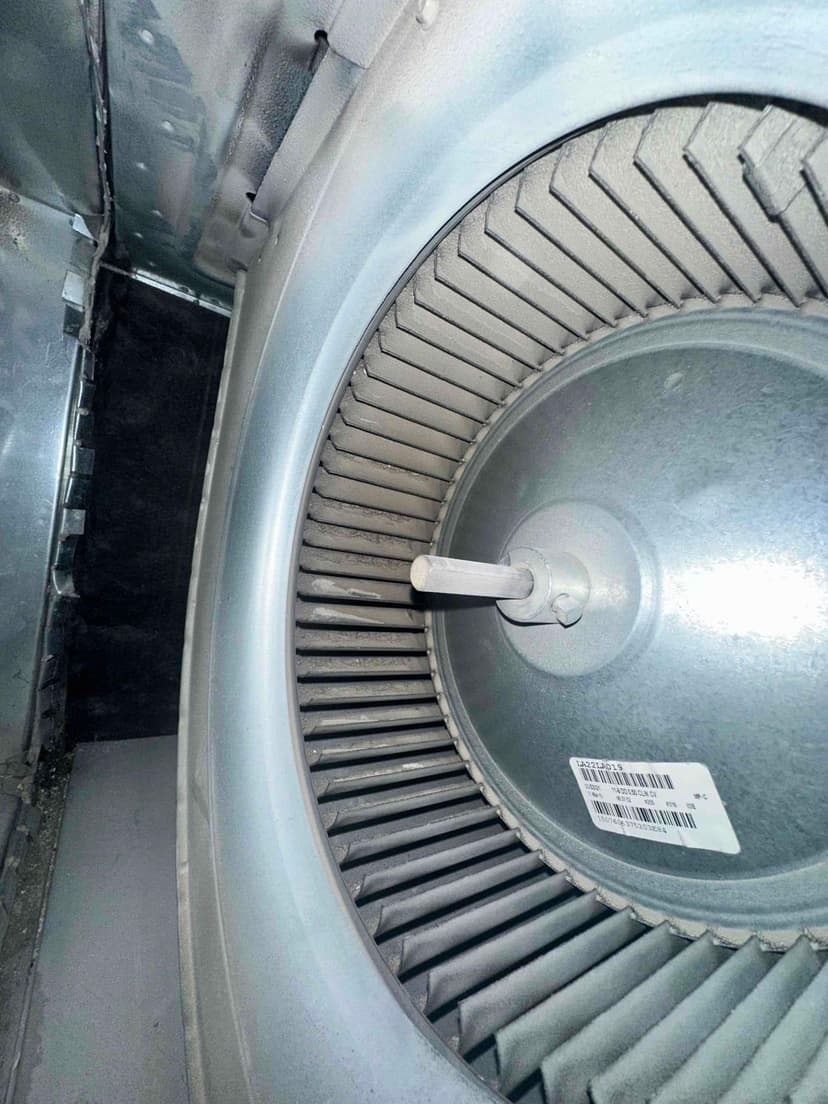 professionally clean HVAC blower