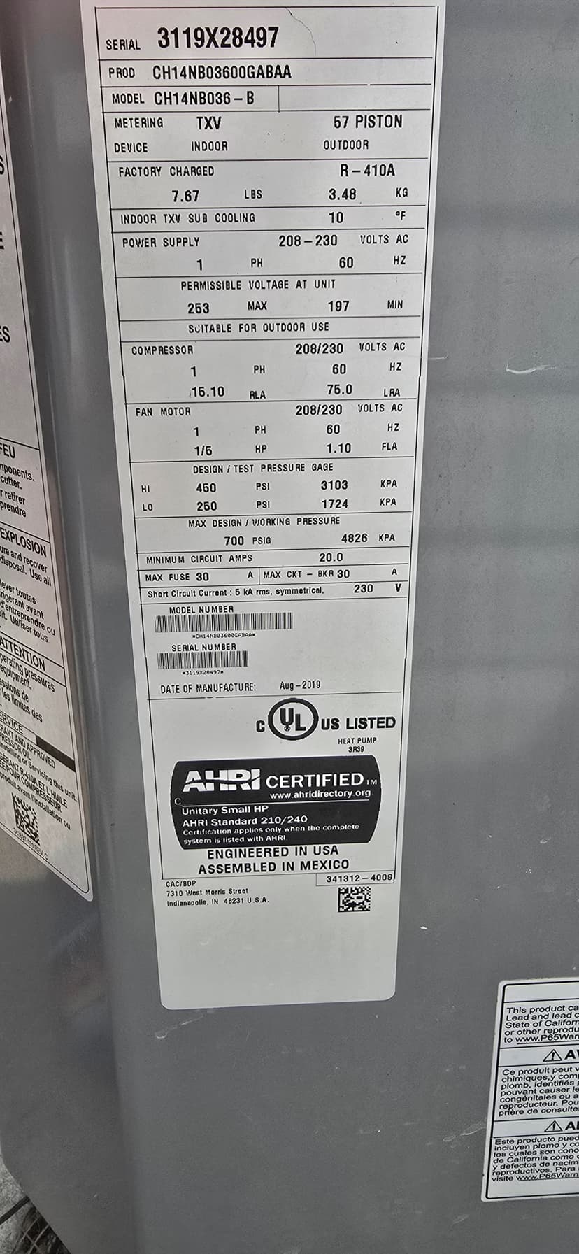 replace the compressor on an HVAC unit