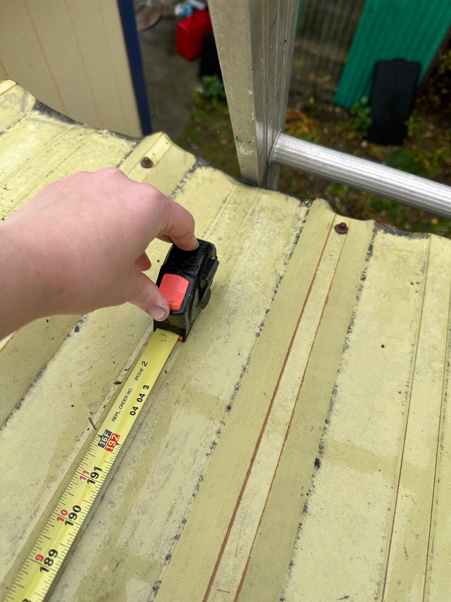 repair a roof leak near the chimney