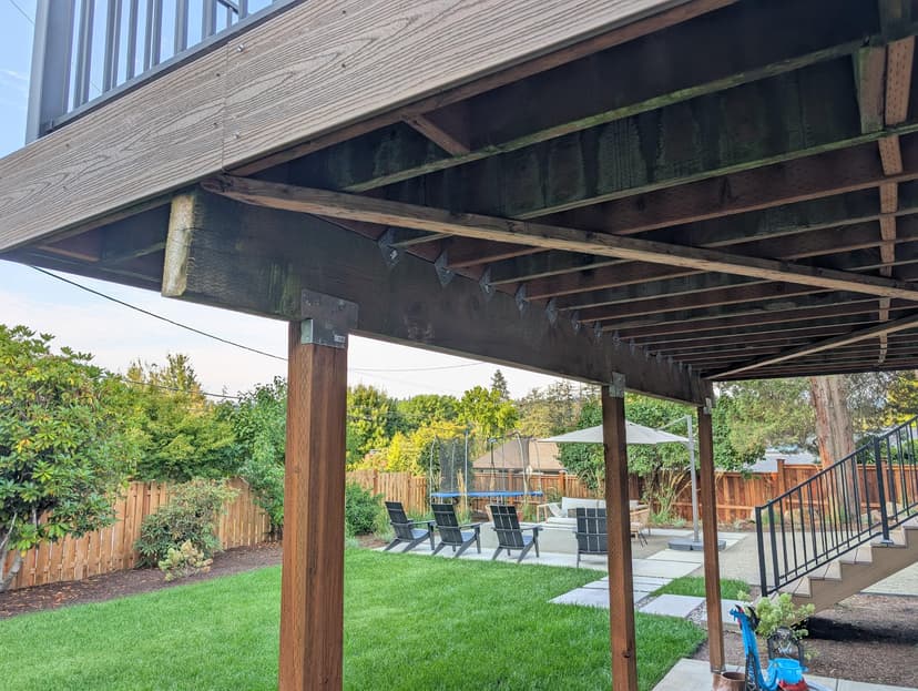 replace a twisting deck beam