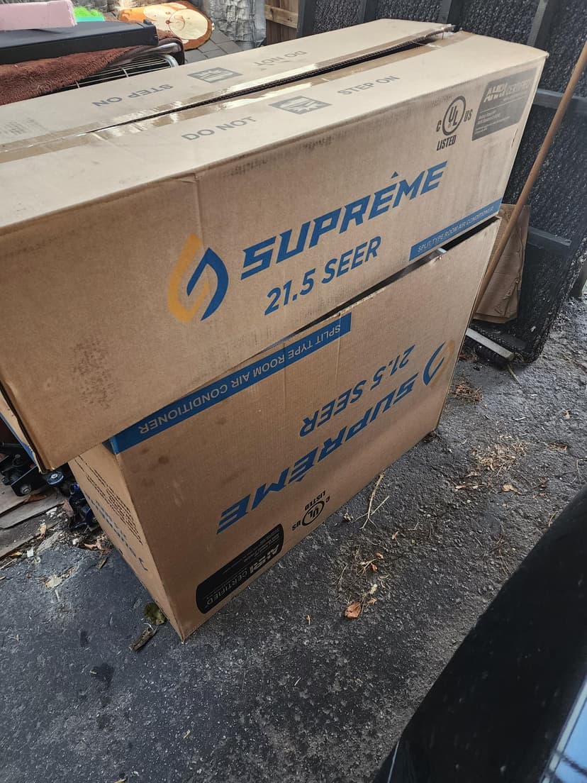 install an HVAC system and new breaker panel